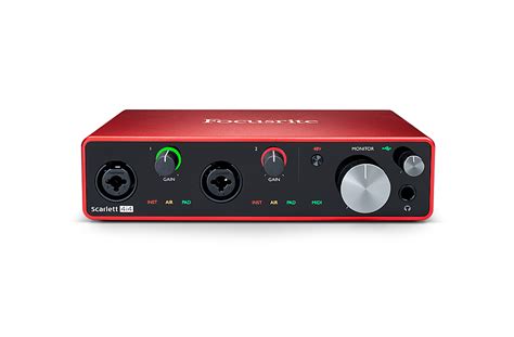 Best Buy Focusrite Scarlett I Rd Generation Audio Interface Red Ams