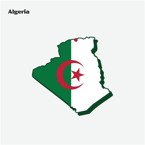 Algeria Map Flag Infographic 19614475 Vector Art at Vecteezy