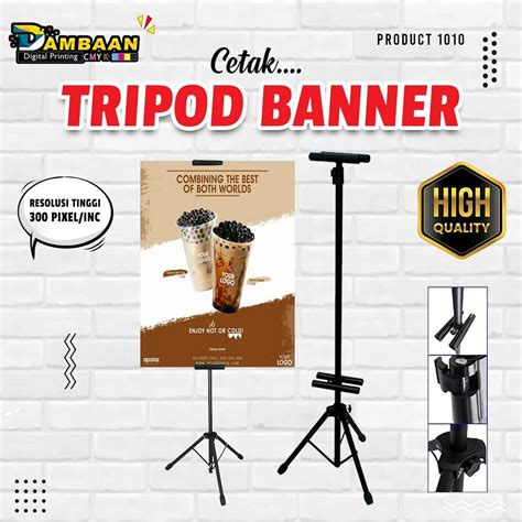 Jual Tripod Banner Stand Tripod Poster Stand Tripod Banner Murah