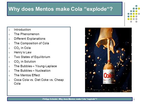 Coke And Mentos Diagram