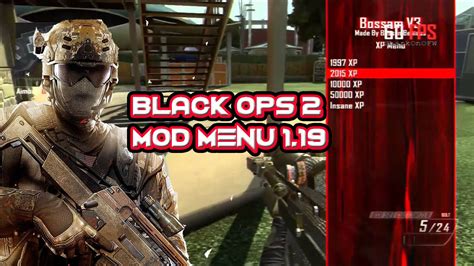 Black Ops 2 119 Mod Menu Bossam V3 Ps3 Youtube