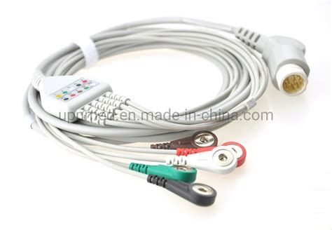 Philips M Lead Ecg Cable Pins Snap Cable China Philips Ecg