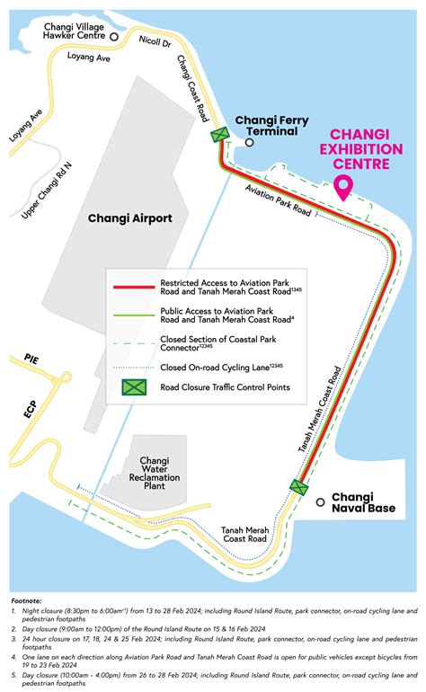 Traffic Arrangements and Transportation Advisory for Singapore Airshow 2024