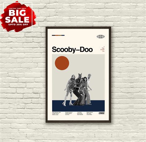 Scooby Doo Poster - Scooby Doo Movie Poster - Retro Poster