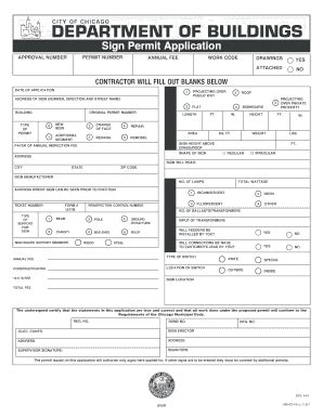 Fillable Online Cityofchicago PDF SignPermit Pdf City Of Chicago