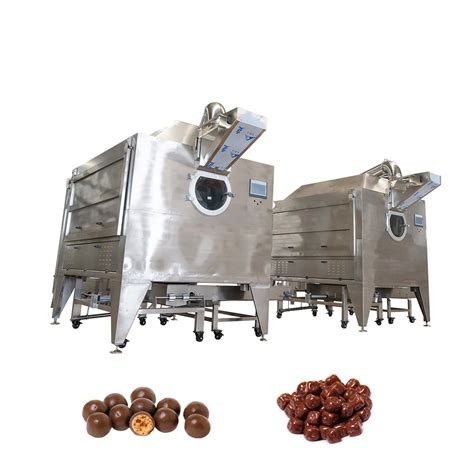 500kg 1000kg Rotary Drum Chocolate Coating Machine China Chocolate