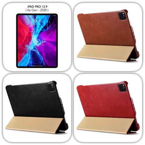 Etui Folio Cuir Veritable Firenze Ipad Pro E Gen Noir