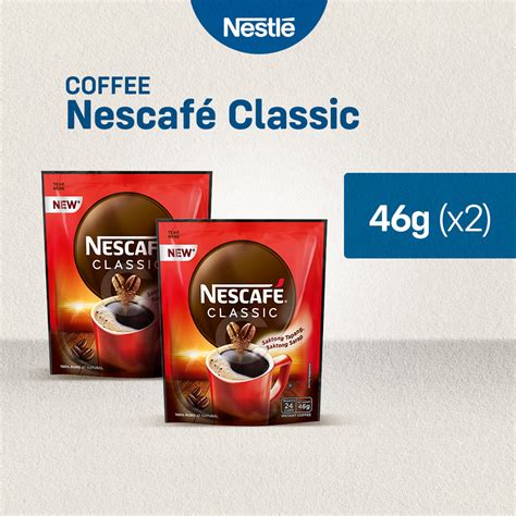 Nescafe Classic Instant Coffee 46g Pack Of 2