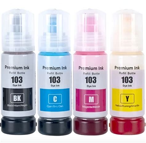 Чернила (краска) PREMIUM для Epson EcoTank L3250 | Комплект чернил 4шт ...