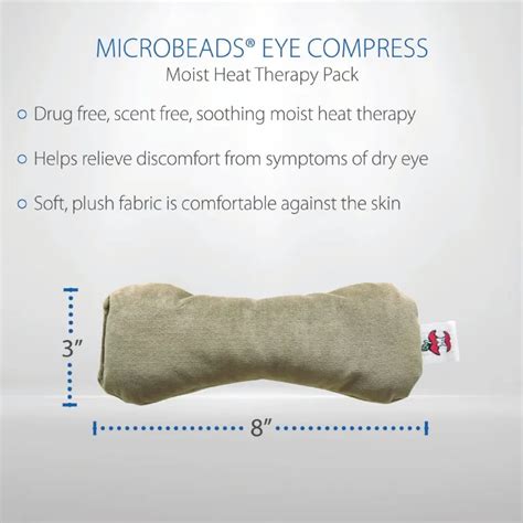 Hot Compress For Dry Eyes With Microbeads Microwavable For Moist Heat