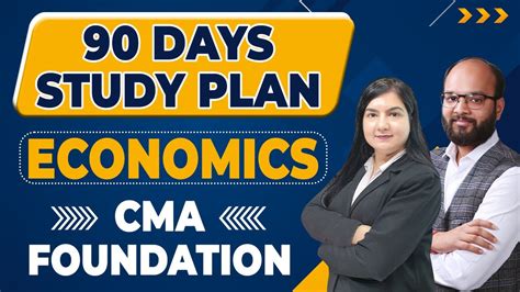 Days Study Plan Cma Foundation Economics How To Prepare Cma