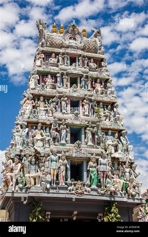 The Gopuram Of Sri Mariamman Temple The Oldest Hindu Temple In