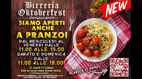 Birreria Oktoberfest Reggio Emilia Youtube