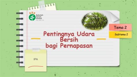 Ipa Tema Sub Pentingnya Udara Bersih Bagi Pernapasan Merina