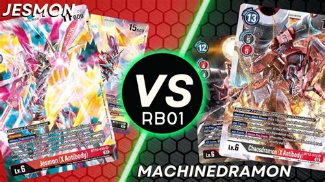 Digimon TCG BT13 Jesmon VS Machinedramon YouTube