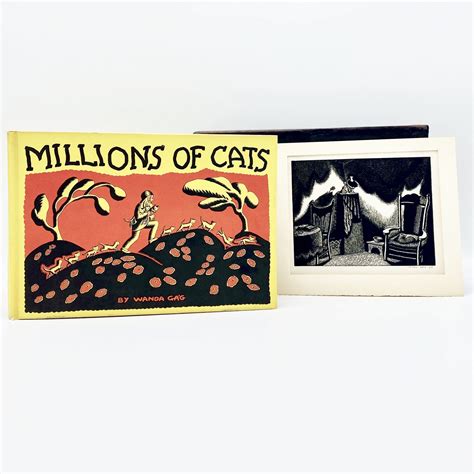 MILLIONS OF CATS by Wanda Gág - Signed First Edition - 1928 - from Type Punch Matrix (SKU: 18022)