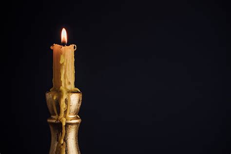 Candle Candlestick Fire Dark Hd Wallpaper Peakpx