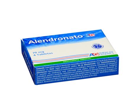 Comprar Alendronato 70 Mg Con 4 Tabletas En Farmalisto Colombia