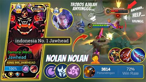 Hyper Kok Nolannolan Kena Mental Ketemu Top Jawhead Match