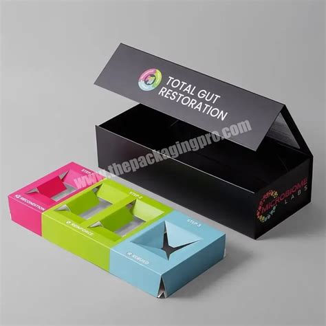 Customized Luxury Cardboard Gift Box With Insert Holder Paper Card