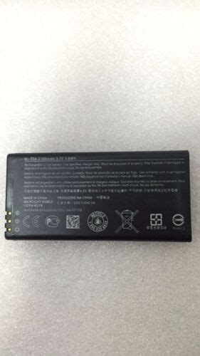 Pcs New Battery For Microsoft Lumia Akku Li Ion Bl T A V