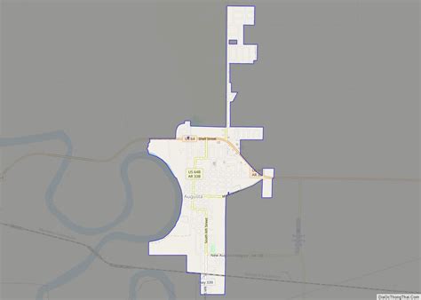 map  augusta city arkansas thong thai real