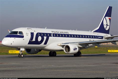 Sp Lim Lot Polish Airlines Embraer Erj Lr Erj Lr Photo