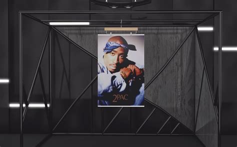 Amazon Laminated Tupac Posters 2Pac Poster Blue Bandana Portrait