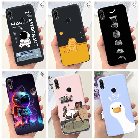 For Huawei Y6 2019 Case Y6 Prime 2019 Cover Mrd Lx1 Mrd Lx3 Cute