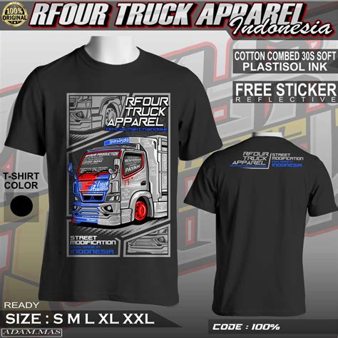 Jual KAOS TRUCK MODIF INDONESIA KAOS TRUCK MANIA INDONESIA KAOS CANTER