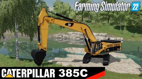 Farming Simulator 22 Caterpillar 385C Excavator France TP Map