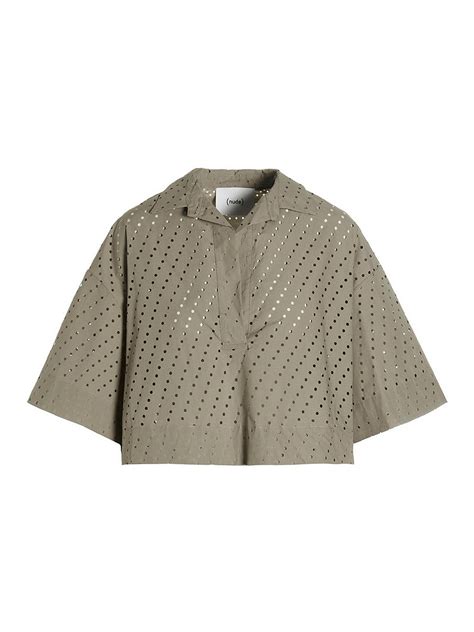 Shirts Nude Openwork Shirt Shop Online At Thebs Ikrix