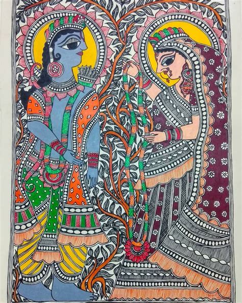 Madhubani Painting Manoramaart Posted On Instagram By Shivani See