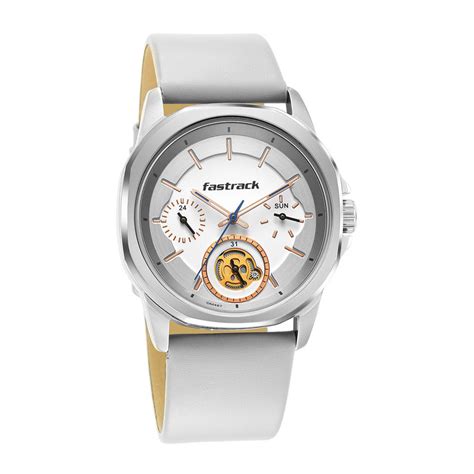 Buy Fastrack Exuberant 3283SL01 White Dial Multifunction Analog Watch