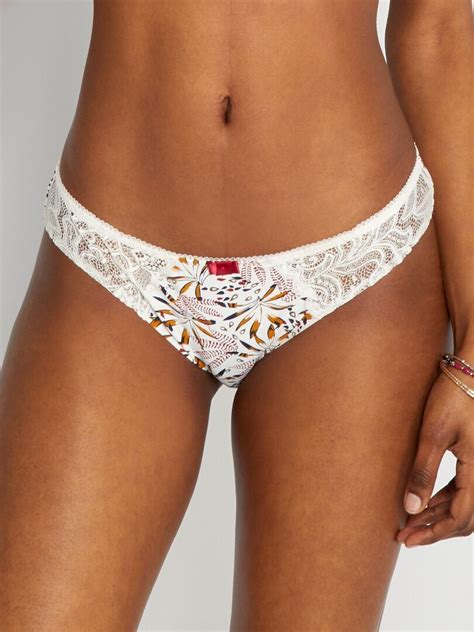 Culotte Envie de Lingerie écru imprimé Kiabi 3 50