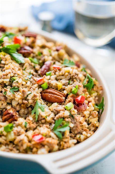 Savory Louisiana Rice Dressing A Holiday Favorite Garlic And Zest