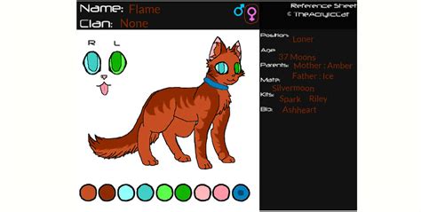 Flame Ref by AzureWhitestar on DeviantArt