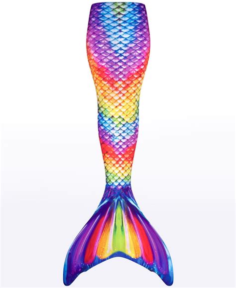 Fin Fun Mermaidens 2 Piece Rainbow Reef Mermaid Tail Set Multi