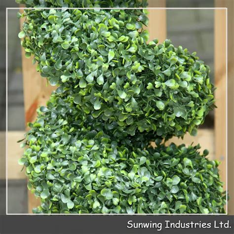 Artificial Ivy Topiary Spiral Boxwood Treehome Garden Decor Artificial