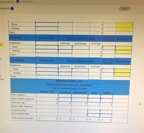 Solved Exercise 24 6 Departmental Expense Allocation Chegg