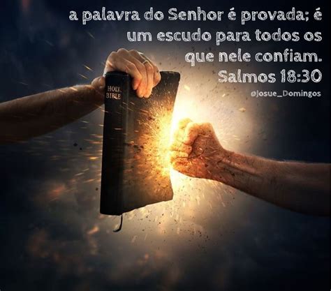 Palavra De Deus Versículo - Salmos 18:30 | Salmos, Palavras do senhor, Versículos