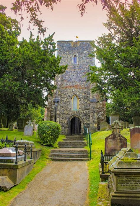 St Martin S Church Canterbury Kent United Kingdom Stock Image Image