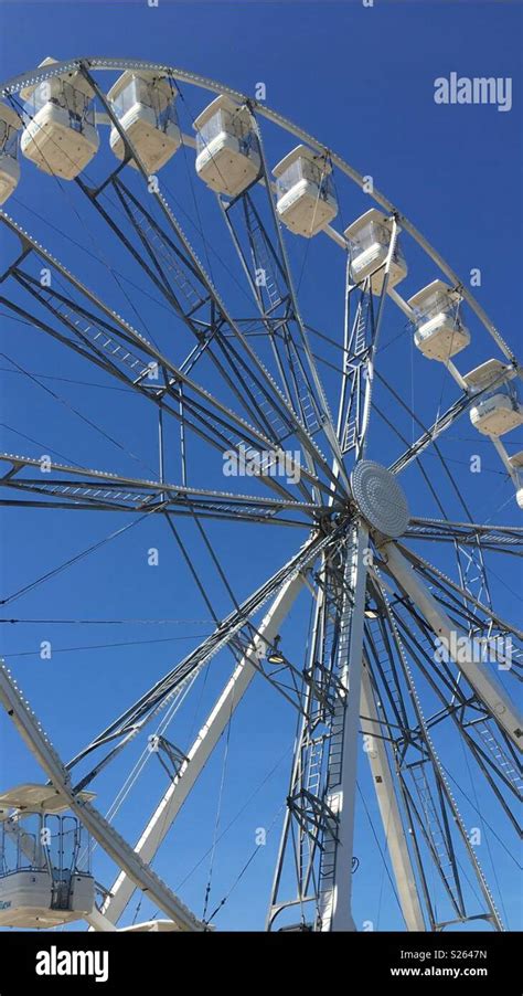 Ferris Wheel At Southsea Funfair Stock Photo Alamy