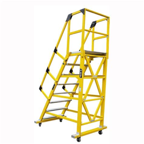 ESCALERA FIBRA TIPO AVION 6 PASOS AMERICAN BULL Safety And Lifting