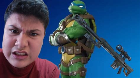 Jugando Con La Skin De Tortugas Ninja En Fornite YouTube