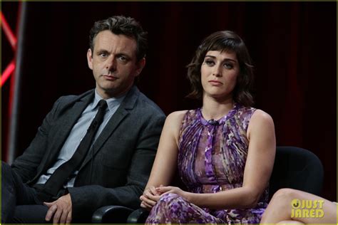 Lizzy Caplan And Michael Sheen Masters Of Sex Tca Tour Panel Photo