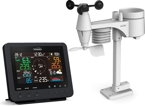 Youshiko Yc9466 Weather Station Official Uk Version Rc Professional 7 In 1 Wireless Sensor