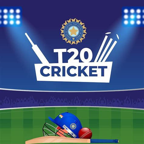 Premium Vector T20 Cricket World Cup Banner Design Template