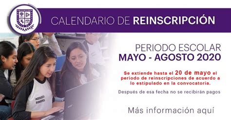 Calendario De Reinscripci N Universidad Polit Cnica De Pachuca