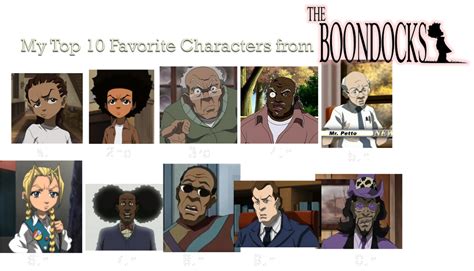 My Top 10 Favorite Characters from Boondocks by banielsdrawings on ...